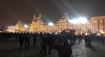 Фотоотчёт с Новогодней поездки в Москву 2017